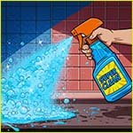 Esters are used in cleaning sprays- they can dissolve grease and oils.